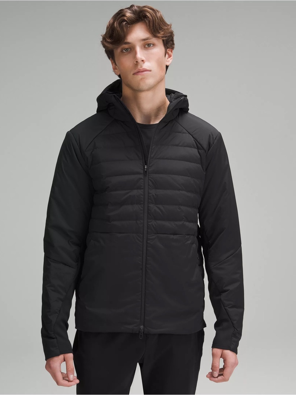 Lululemon Down for It All Hoodie Jacket in Black